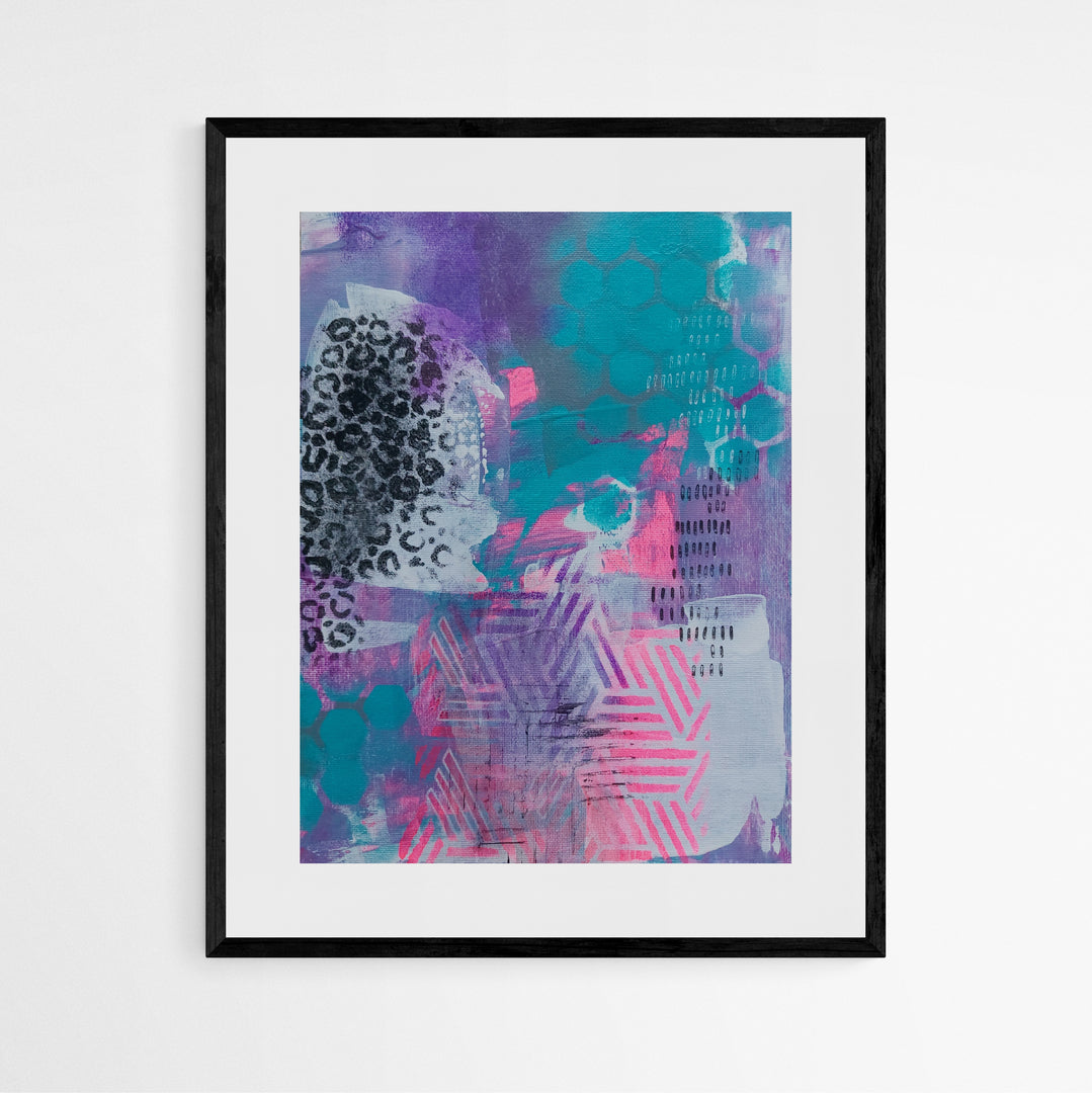 'Leopard Love' Original Artwork (Unframed)