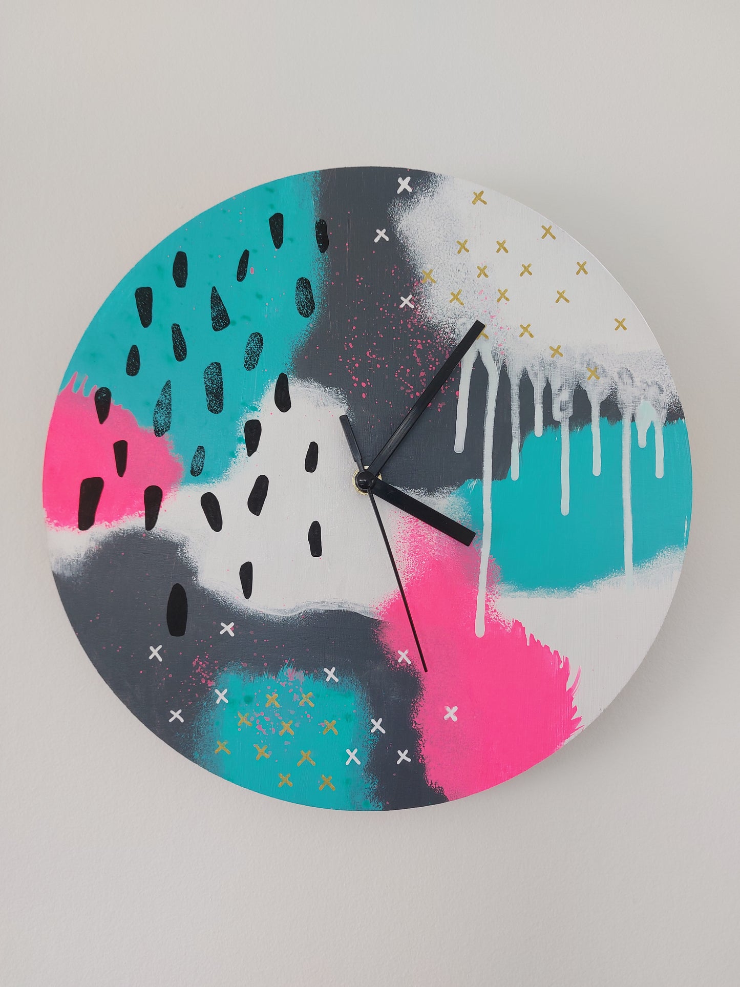 Hand Painted Clock
