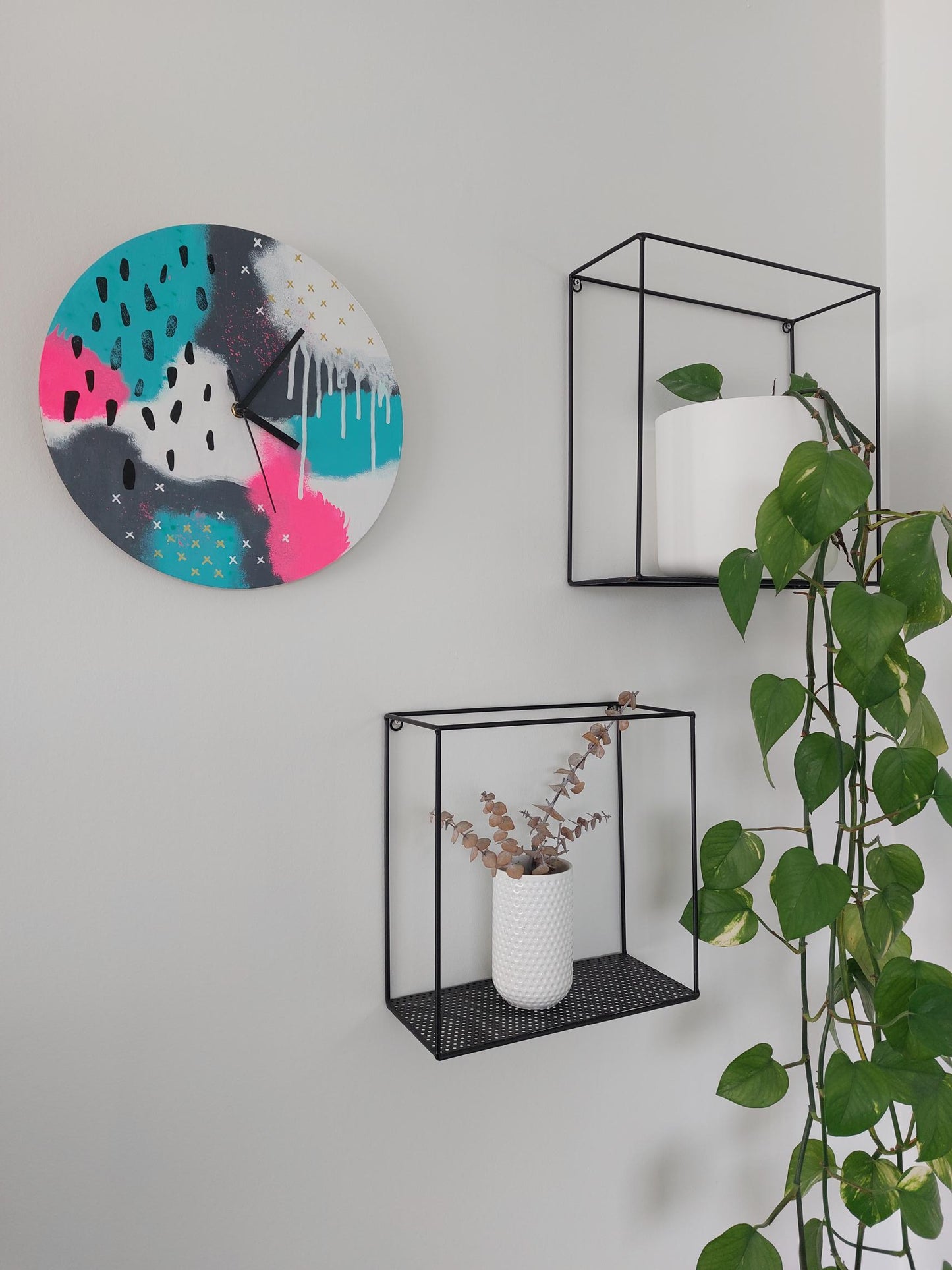 Hand Painted Clock