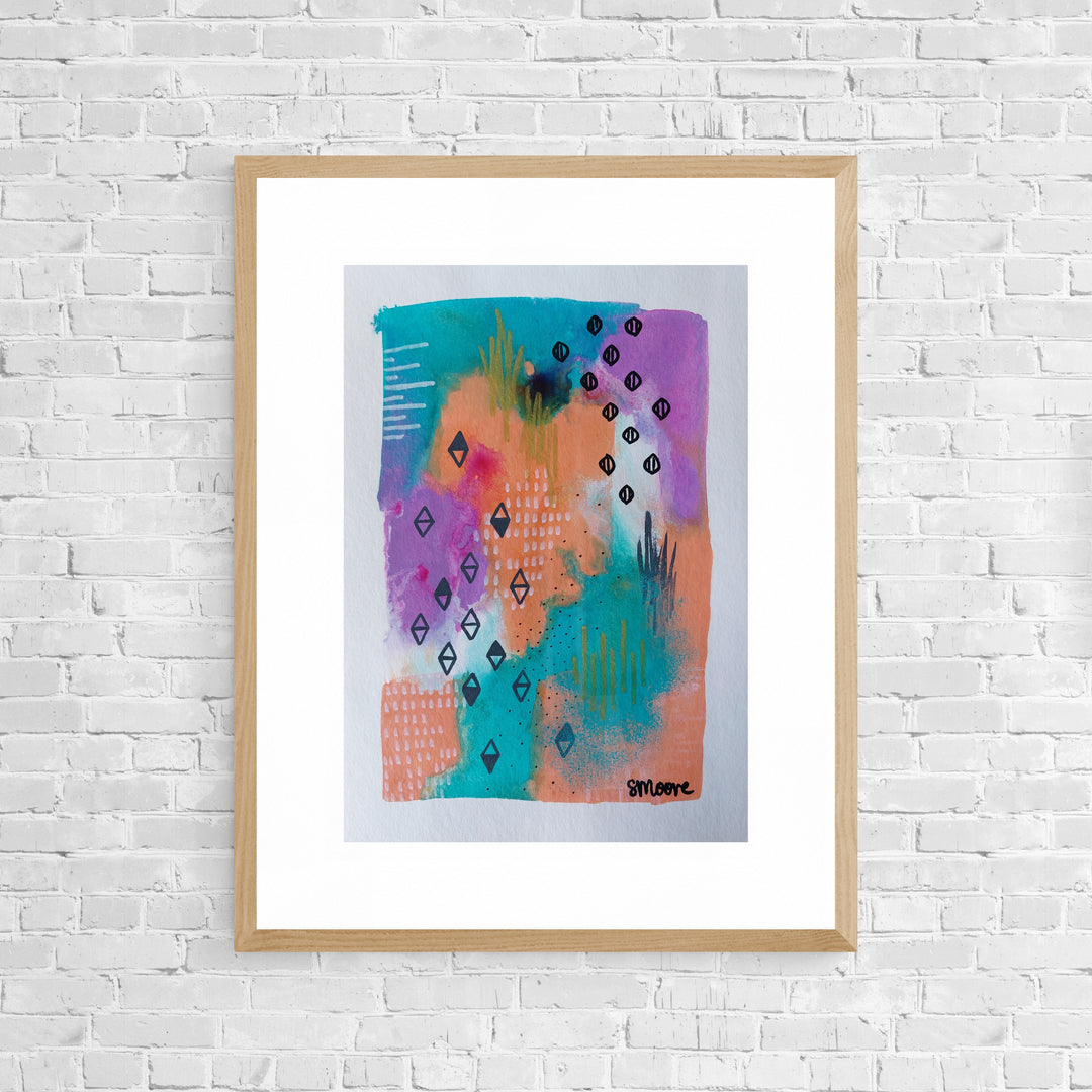 'Just Peachy II' Original Artwork