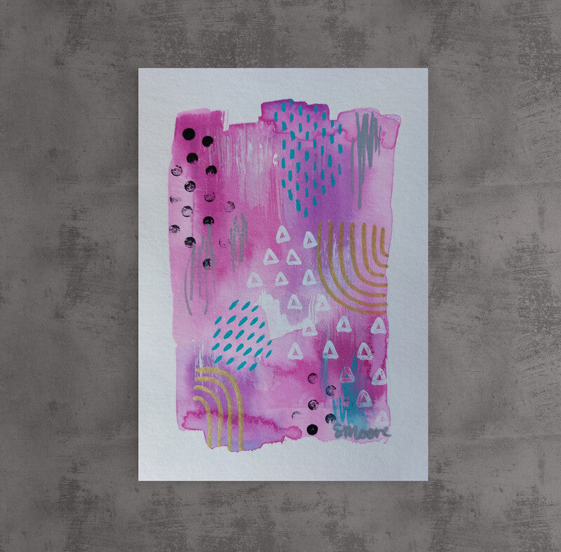 'Strawberry and Grape I' Original Artwork