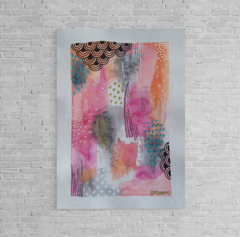 'Pretty in Pink' Original Artwork