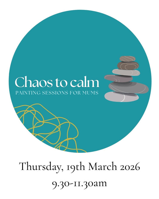 Chaos to calm: Painting sessions for mums - Thursday 19th March, 9.30-11.30am