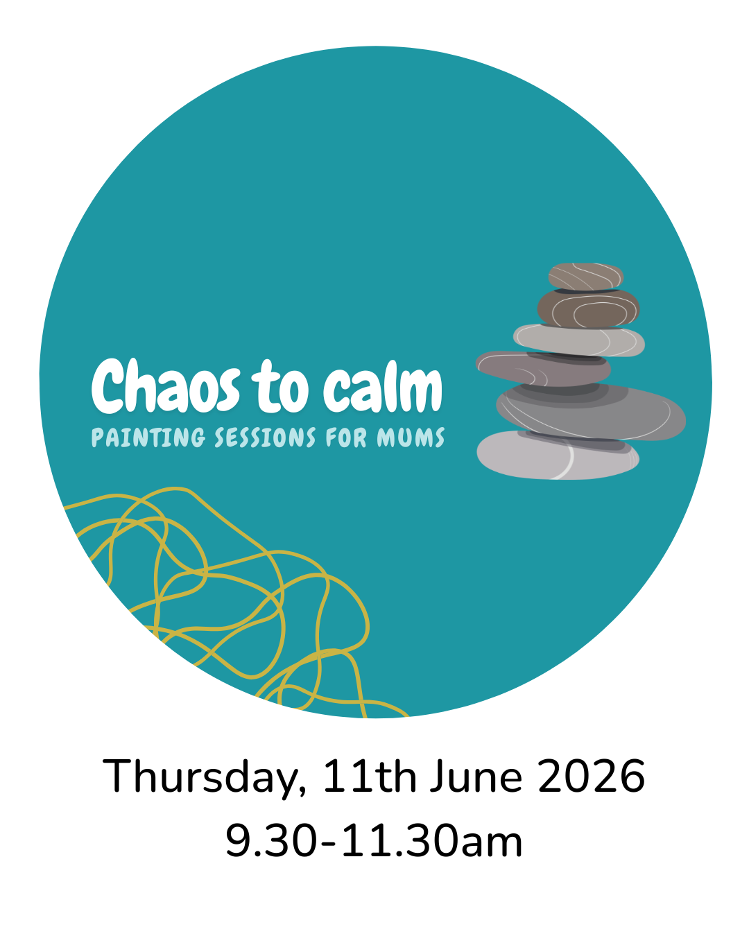 Chaos to calm: Painting sessions for mums - Thursday 11th June, 9.30-11.30am