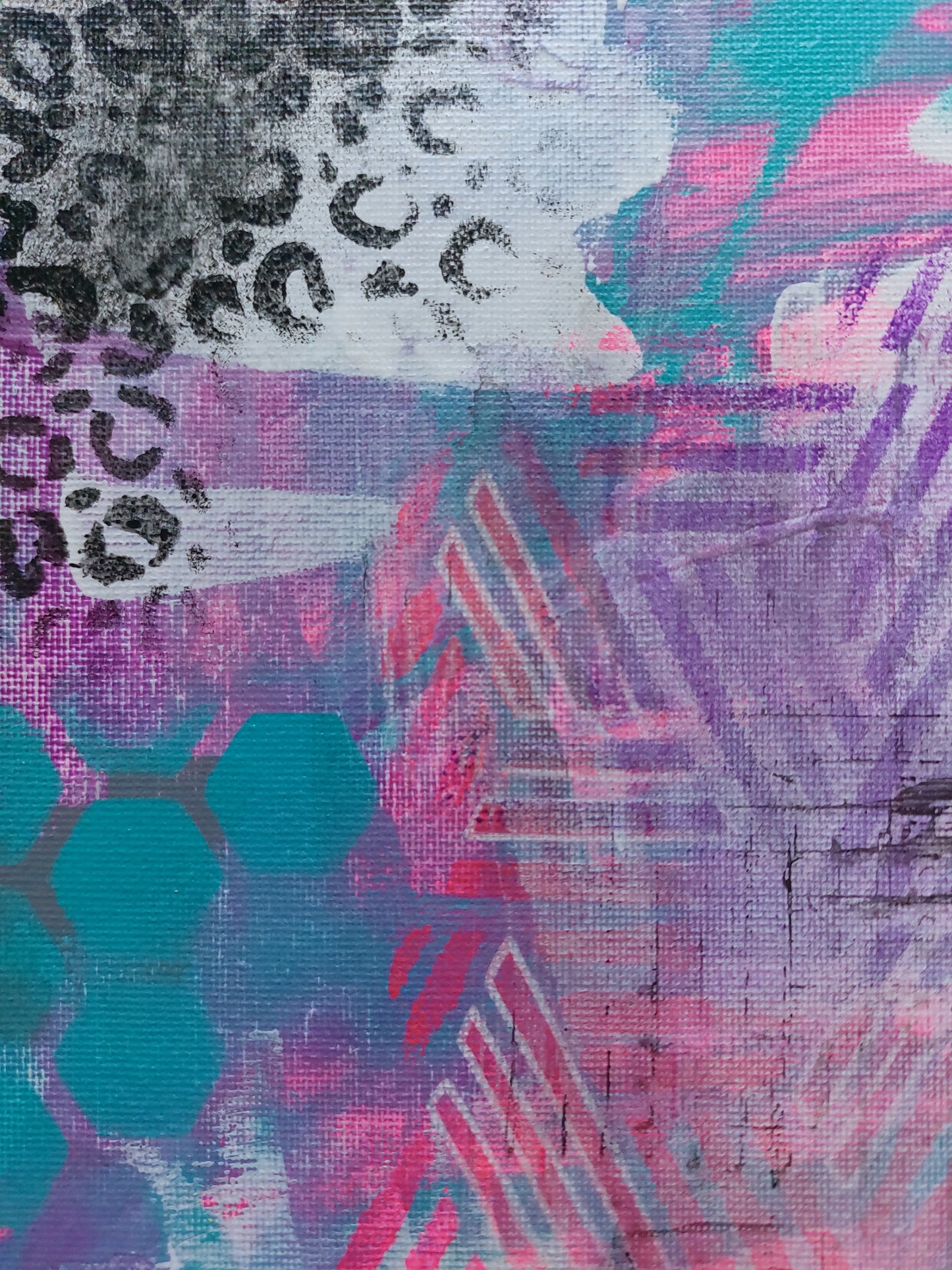 'Leopard Love' Original Artwork
